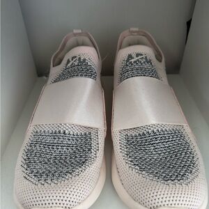 APL Knit Sneakers in Pink and White